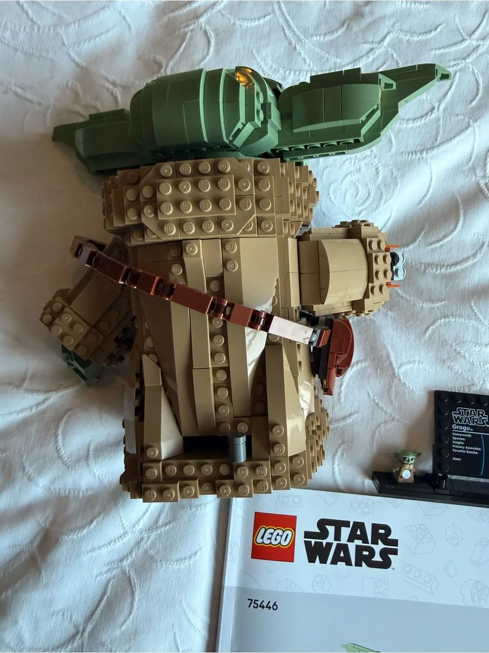 LEGO Star Wars Grogu Mandalorian Apprentice Set 75446 Disassembled w/Manual